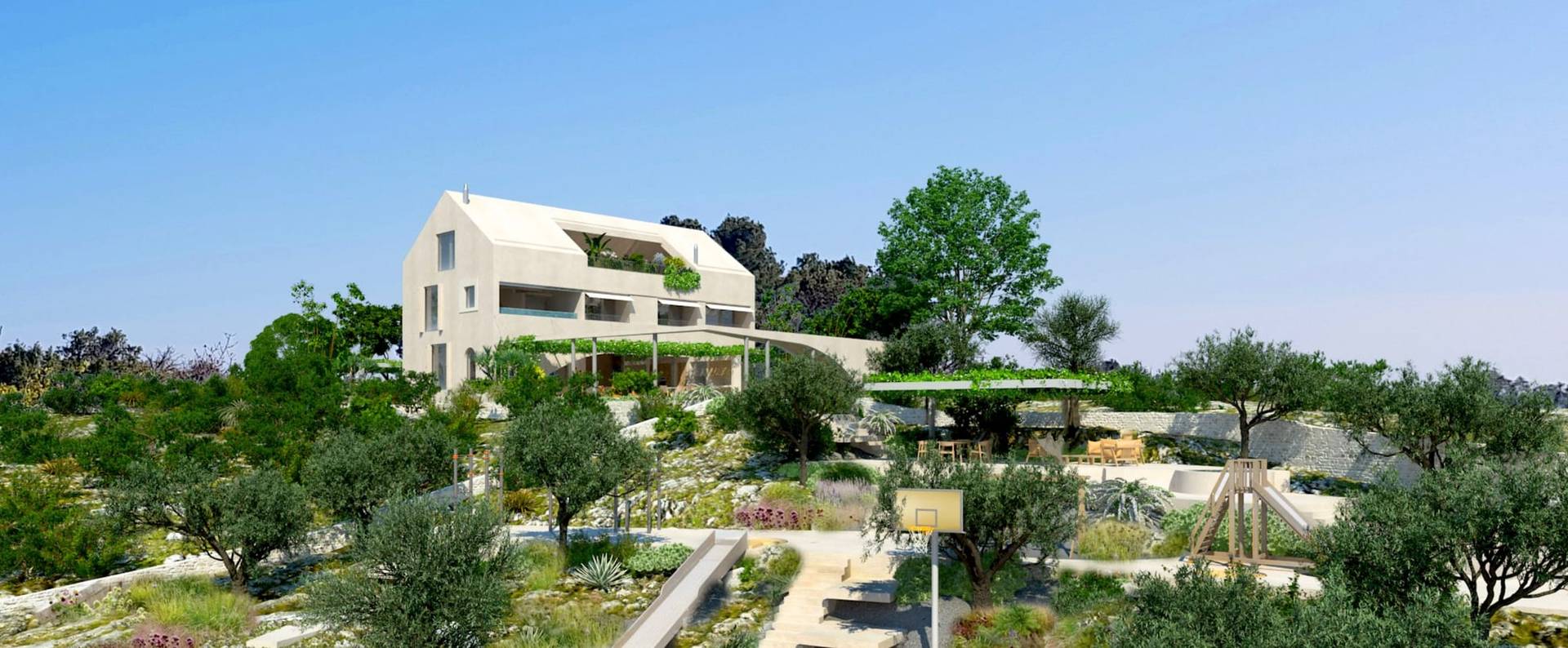 Villa Sevid in Sevid, Dalmatien