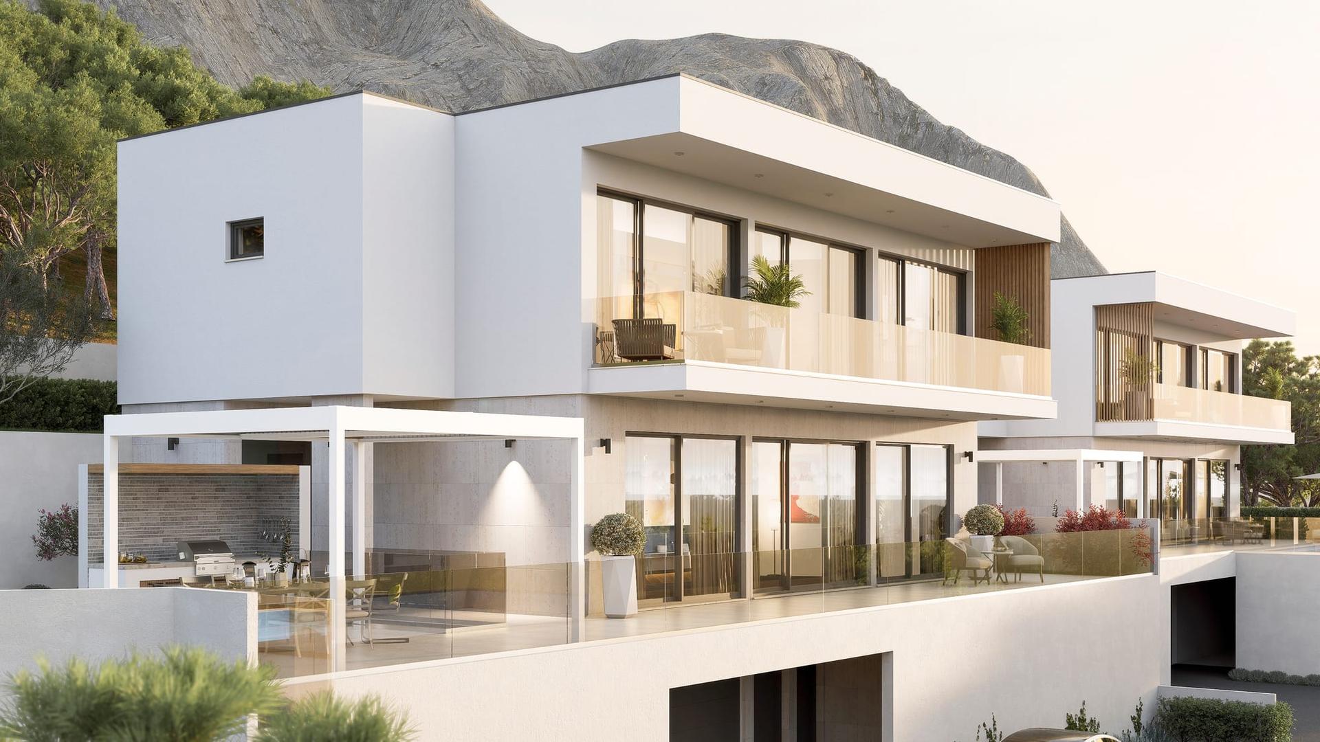 Villa Eterna in Jesenice, Dalmatien